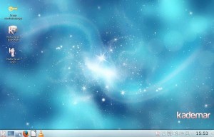 Vista del escritorio KDE Kademar 5