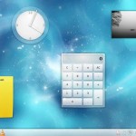 Escritorio KDE Con Widgets de Plasma abiertos