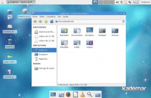 Kademar 5 Khronos con el navegador de archivos abierto