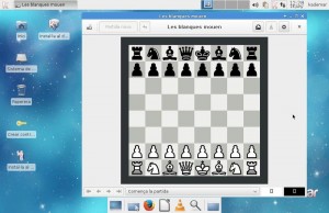 Kademar 5 Khronos con el juego de ajedrez arrancado